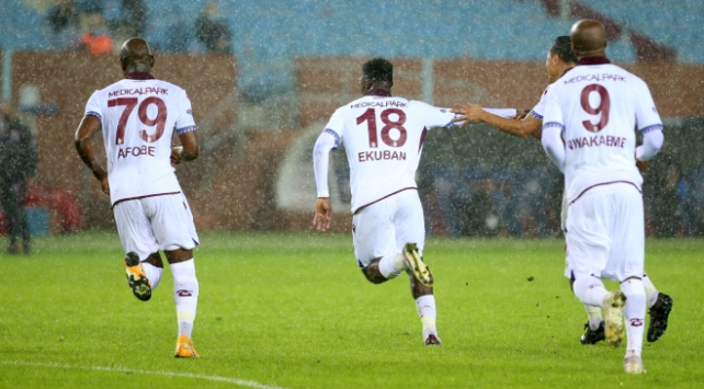 Trabzonspor’un galibiyet hasreti sona erdi