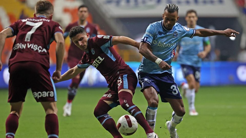 Adana Demirspor’da 2, Trabzonspor’da 4 değişiklik